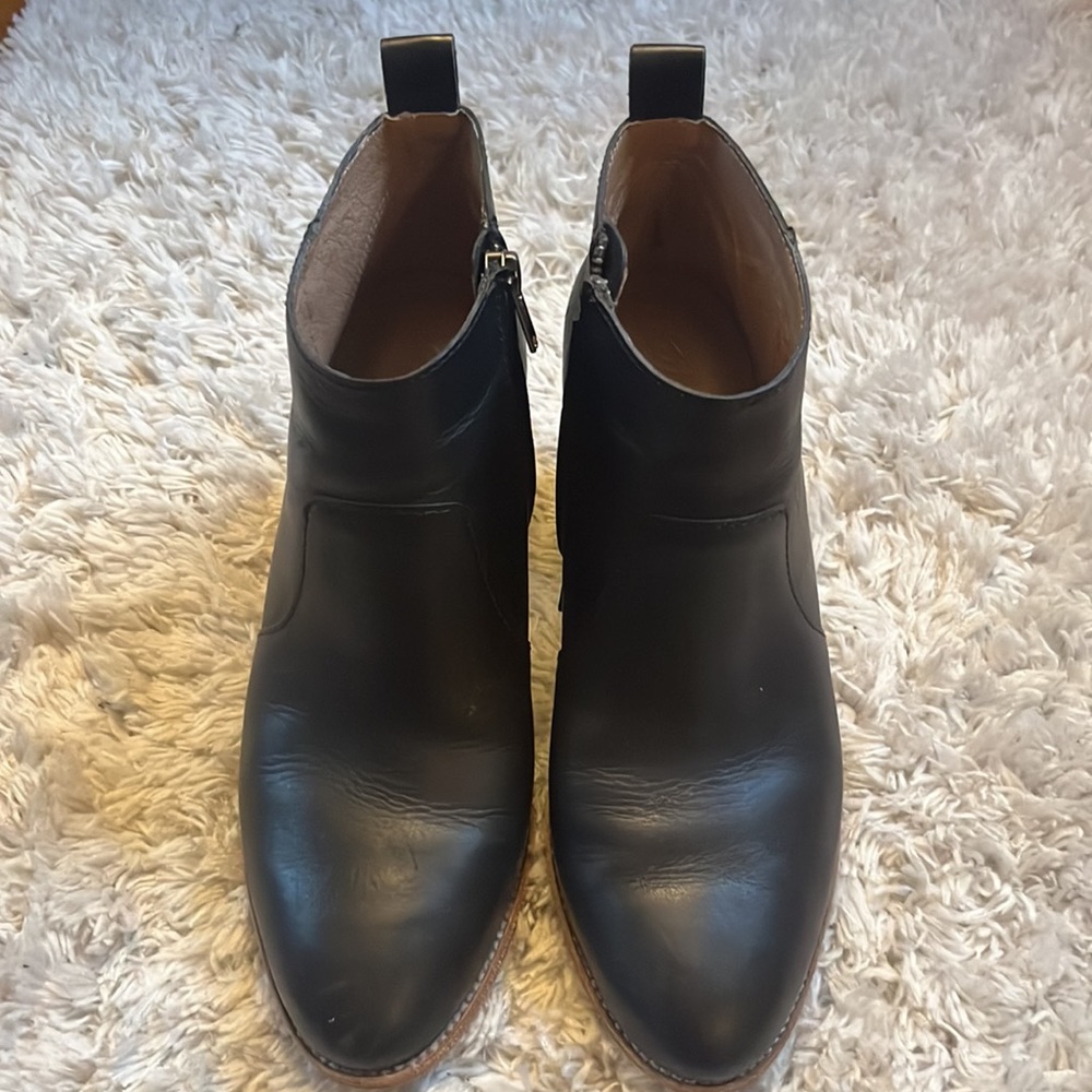Madewell black ankle boots size 7
